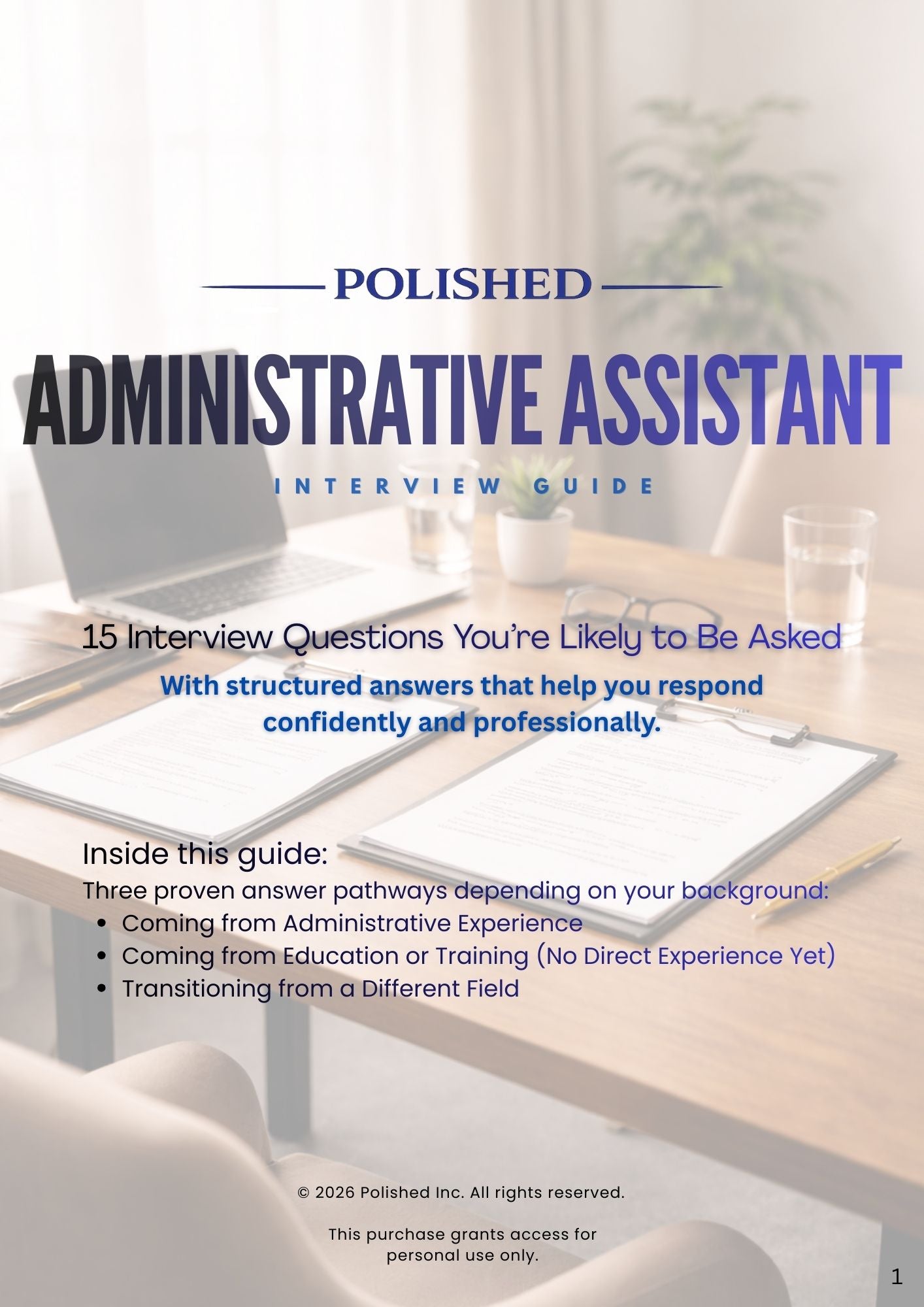 Administrative Assistant Interview Guide
