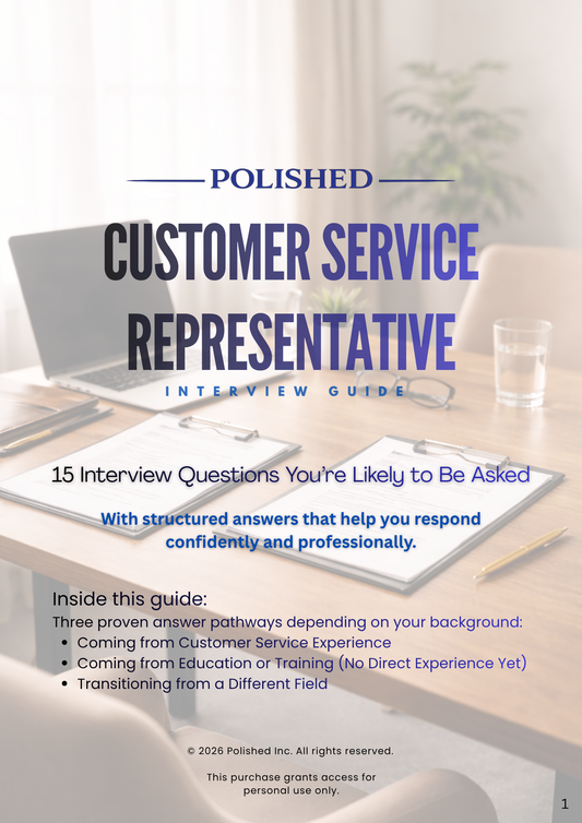 Customer Service Representative Interview Guide