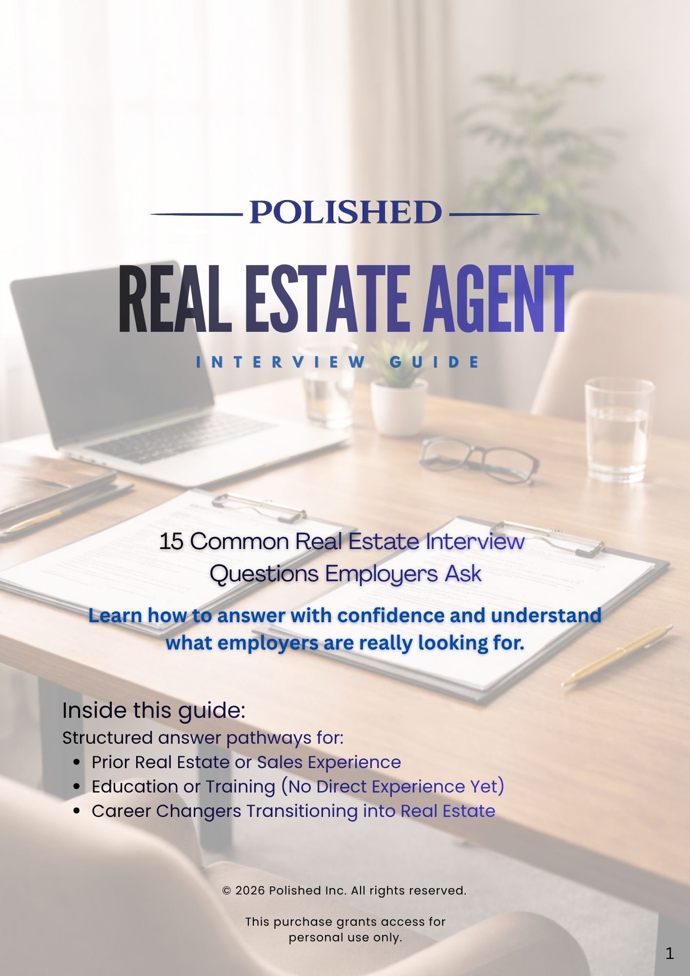 Real Estate Agent Interview Guide