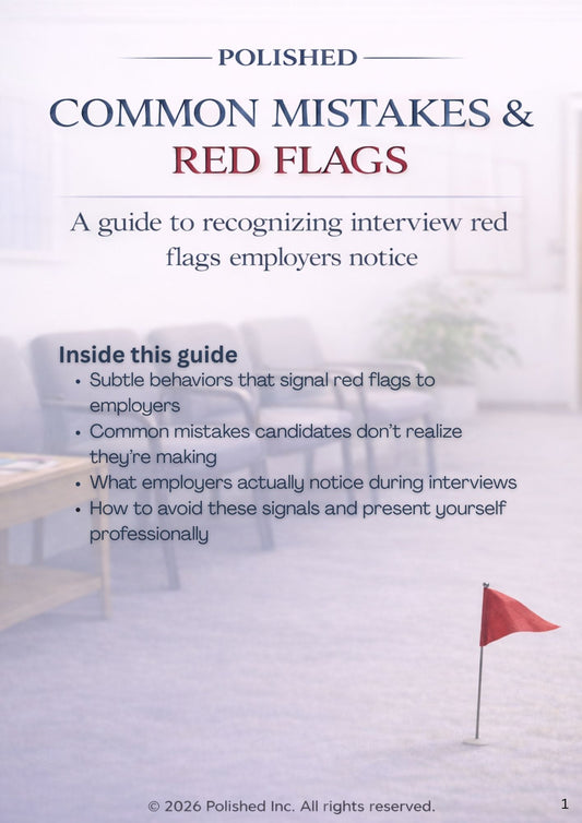 Common Mistakes & Red Flags Guide